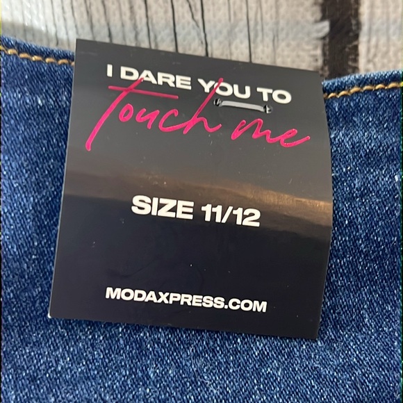 Modaxpress back panel lift stretchy jeans size 11/12 - Picture 11 of 14